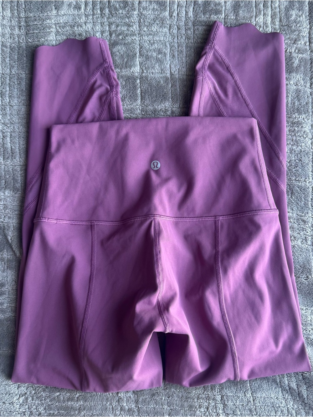 Lululemon Purple Scalloped Leggings